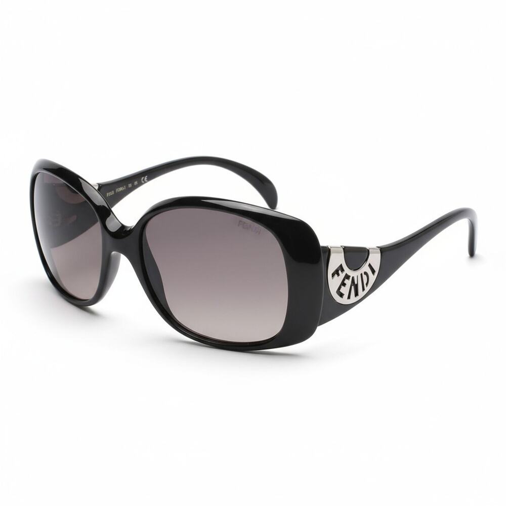 Fendi Sunglasses Women Purple Frame Cold Insert FS5064 Polarized Italy 56.17.135